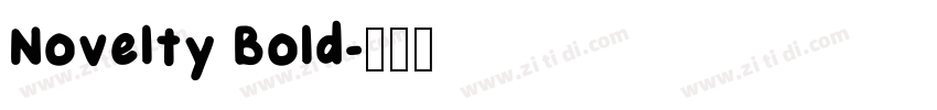 Novelty Bold字体转换